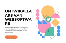 Responsieve Websjabloon Voor Artikelontwikkeling