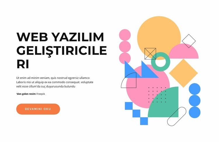 Öğe Geliştirme HTML5 Şablonu