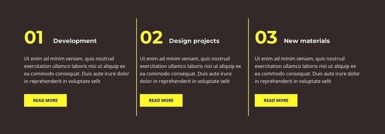 Three facts CSS Template