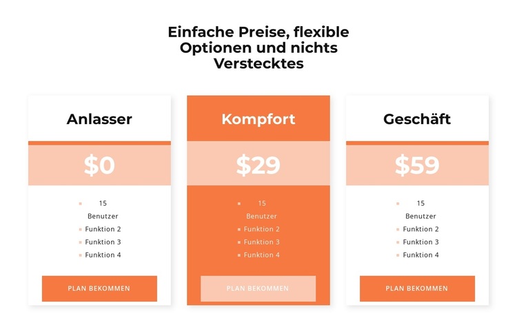 Wählen Sie Ihren Preis WordPress-Theme