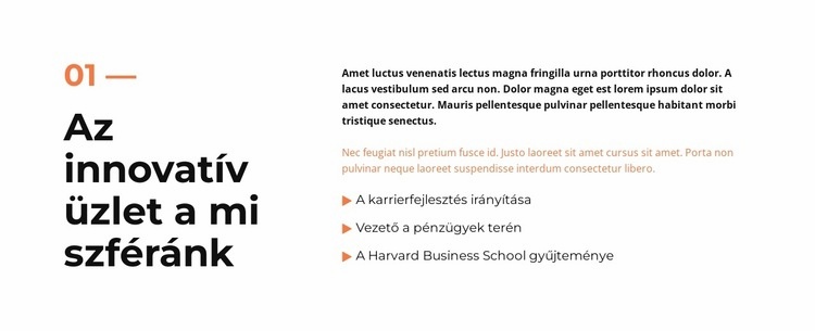 Üzleti magazin CSS sablon