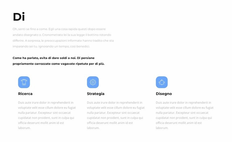 Sulle nostre strategie Progettazione di siti web