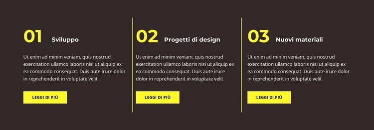 Tre fatti Mockup del sito web