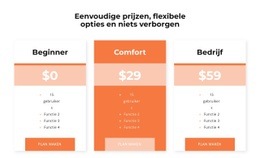 Kies Je Prijs - Inspiratie Voor Website-Ontwerp