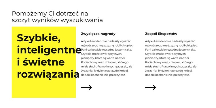 Szybki sposób na wygraną Szablon CSS