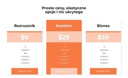 Wybierz Swoją Cenę Szablony HTML5 Responsywne Za Darmo