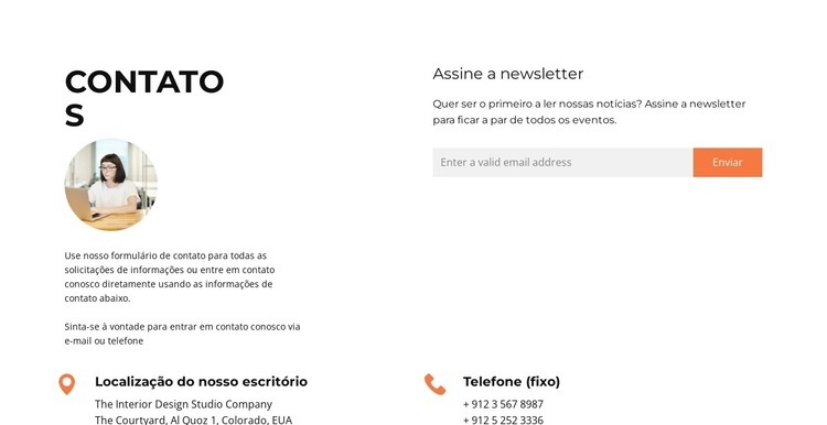 Estamos prontos para atender Landing Page