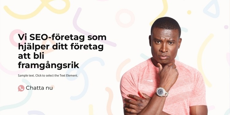 Vi utvecklar från grunden CSS -mall