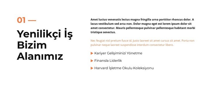 iş dergisi Html Web Sitesi Oluşturucu