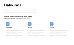 Stratejilerimiz Hakkında - Ücretsiz Html5 Tema Şablonları
