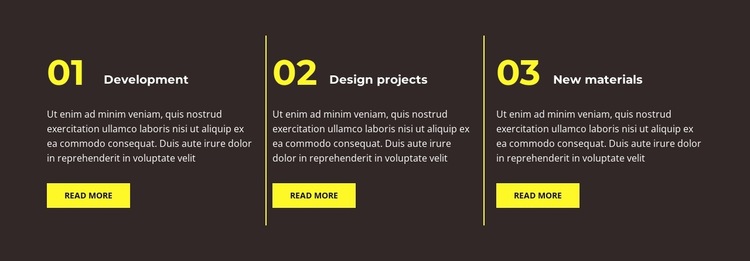 Three facts Website Builder Templates