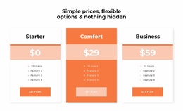 Choose Your Price - Free Html5 Theme Templates