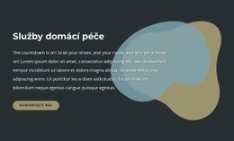 Text S Polymorfními Tvary – Bezplatný Motiv WordPress