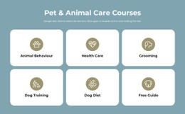 Pet Care Courses Free Template