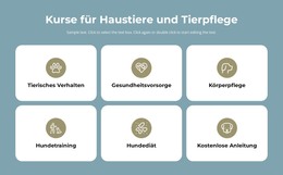 HTML-Design Für Kurse Für Tierpflege