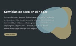 Texto Con Formas Polimórficas: Página De Destino Profesional Personalizable