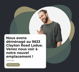 Modèle De Conception Gratuit Pour Nouvel Emplacement