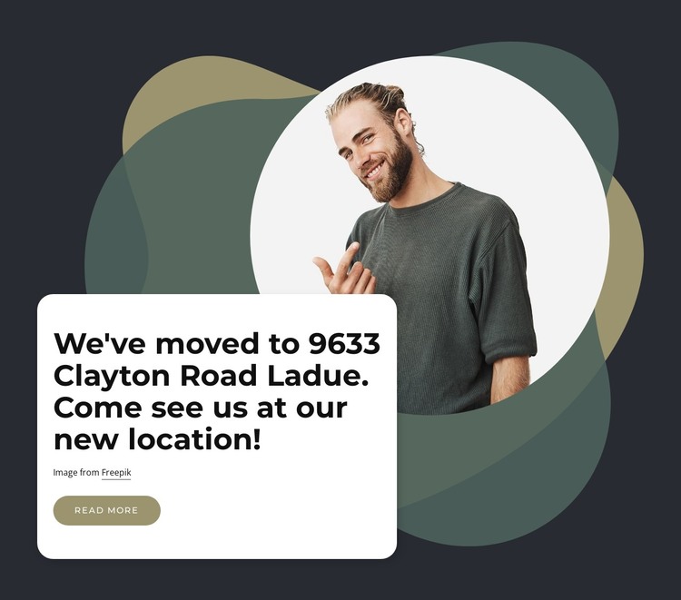 New location HTML Template