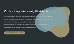 Szöveg Polimorf Alakzatokkal – Ingyenes WordPress Téma