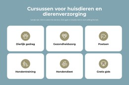 Cursussen Dierenverzorging Gratis Sjabloon