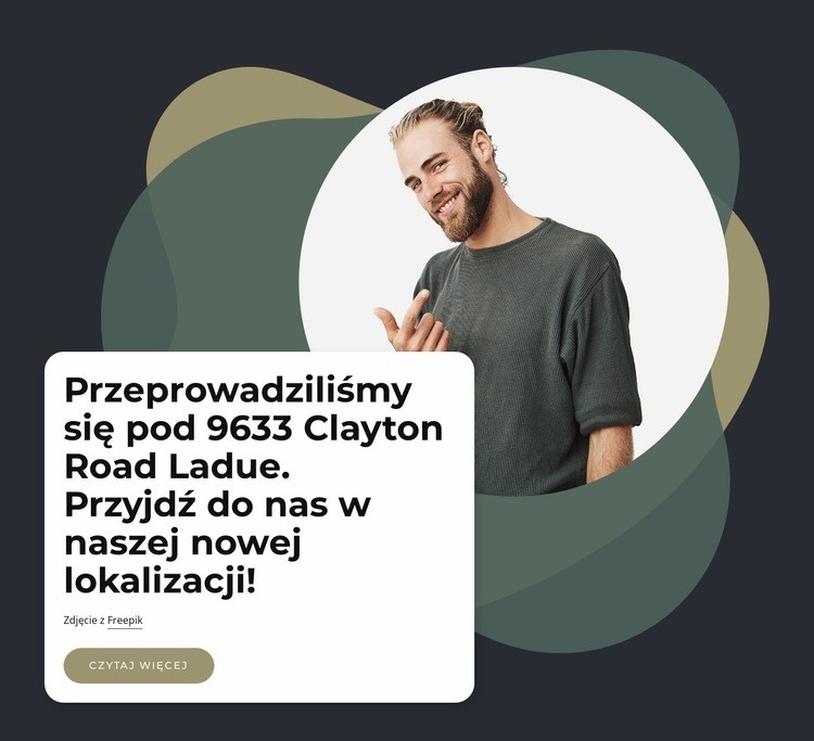 Nowa lokalizacja Szablon HTML5