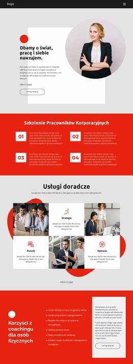 Doradztwo Biznesowe Zorientowane Na Rozwój - Konfigurowalny Profesjonalny Szablon Joomla