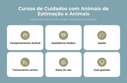 Cursos De Cuidados Com Animais De Estimação - Tema WordPress