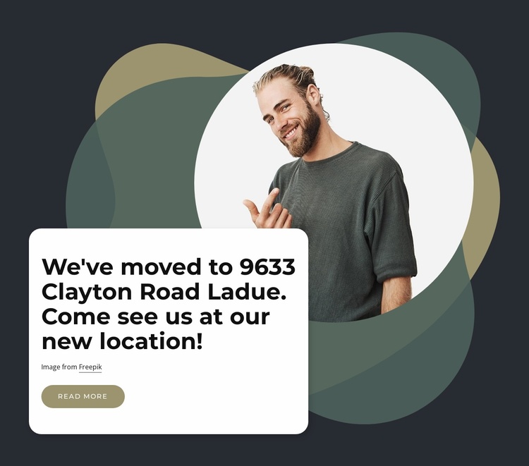 New location Landing Page