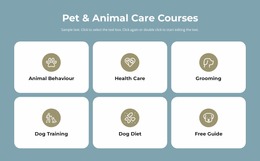 Pet Care Courses Lets Drag And Drop
