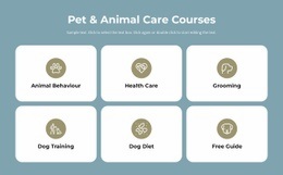 Pet Care Courses - Professional Wysiwyg HTML Editor