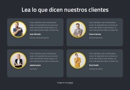 Comentarios Increíbles - HTML5 Website Builder