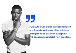 Directeur Général Parlant - Conception De Maquette