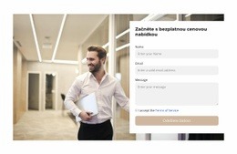 Bezplatná Online Šablona Pro Kontaktujte Nás Prostřednictvím Formuláře