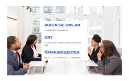 Teamarbeit Im Büro CSS-Vorlage Kostenlos Herunterladen