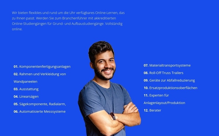 Nach Punkten über den Prozess HTML Website Builder