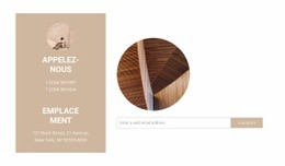 Modèle D'Une Page Le Plus Créatif Pour Données Du Studio Intérieur