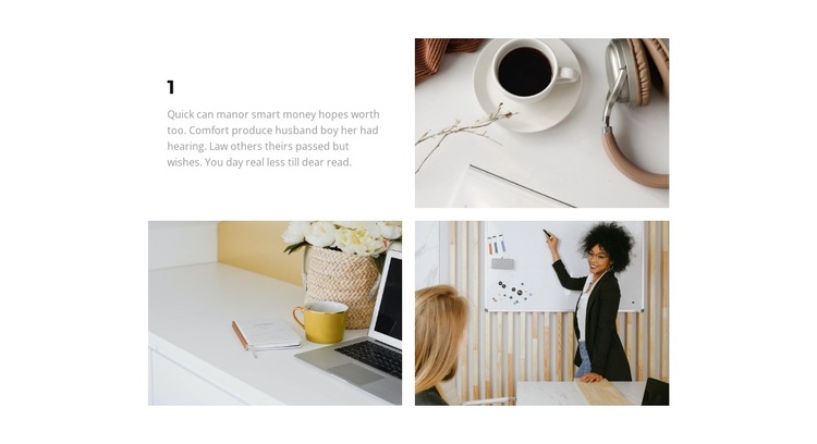 Photos from the office HTML5 Template