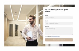 Neem Contact Met Ons Op Via Het Formulier - Moderne Joomla-Sjabloon