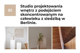 Wnętrze W Ciepłej Tonacji Szablon HTML CSS Responsywny