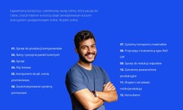 Przez Punkty Dotyczące Procesu Szablon CSS