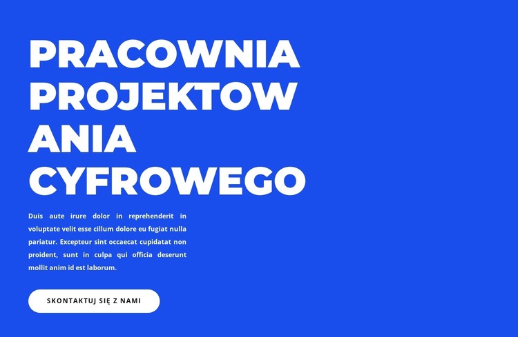 Nowoczesne podejście Szablon CSS