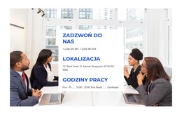 Praca Zespołowa W Biurze - Szablon Strony HTML