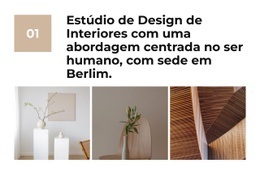 Interior Em Tom Quente - Inspiração De Modelo HTML5
