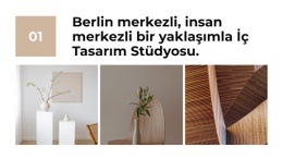 Sıcak Tonda Iç - Tek Sayfalık Şablonu Ücretsiz Indirin