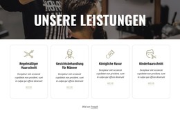 Bartmodellierung Und Gesichtsbehandlungen – Vorlage Für Website-Builder