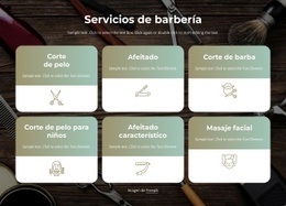 Servicios De Corte De Pelo, Barba Y Afeitado - Plantilla Gratuita