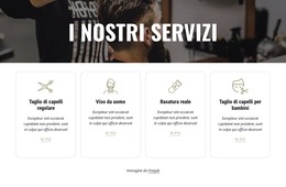 Modellazione Della Barba E Trattamenti Per Il Viso - Modello Di Pagina HTML