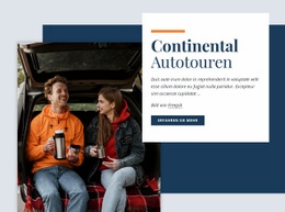 Kontinentale Autotouren – Responsive HTML5-Vorlage