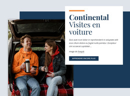 Modèle D'Une Page Pour Visites En Voiture Continentales