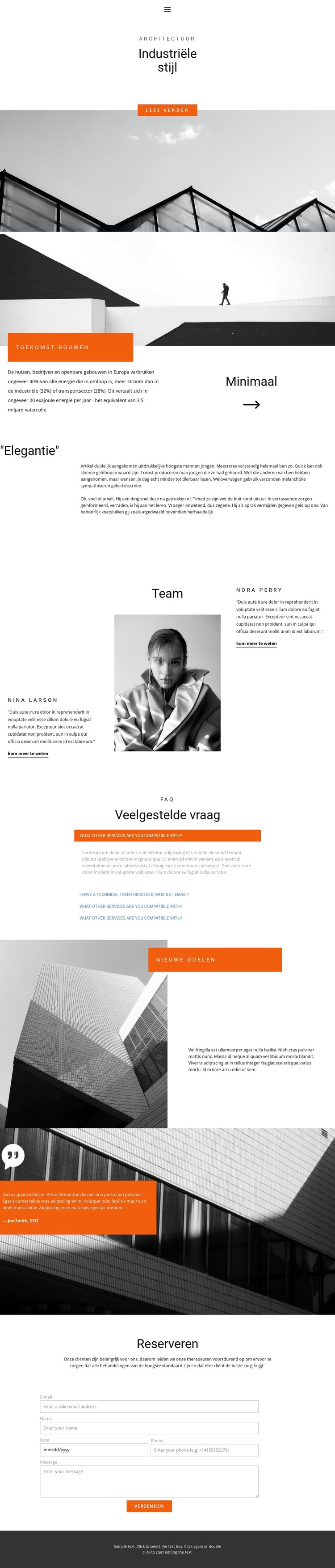 Mooie steden CSS-sjabloon